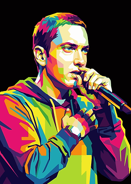 Eminem Pop Art Portrait