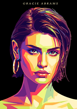 Gracie Abrams Pop Art Portrait