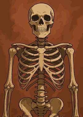 Skeleton Anatomy Illustration