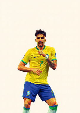 Lucas Paquetá Brazil Soccer Jersey