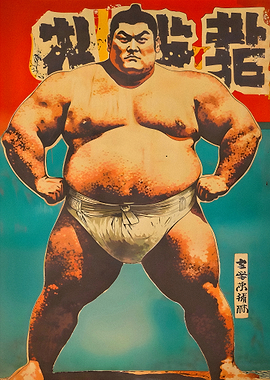 Sumo Wrestler Poster