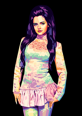 Pop Art Portrait of a Jessie Murph