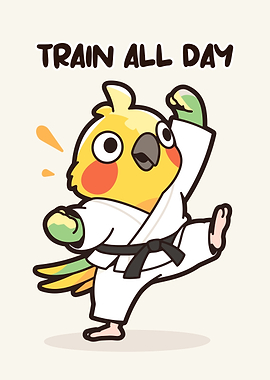 Karate Bird Training All Day