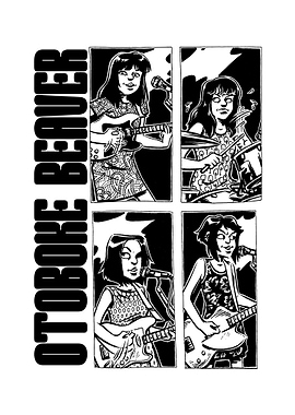 Four Women Band Playing Music