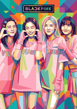 Blackpink Pop Art Portrait