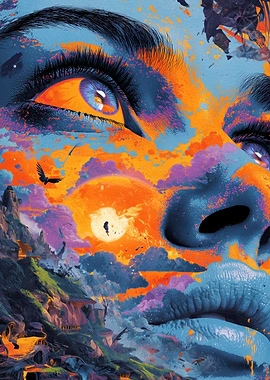 Surreal Face Landscape