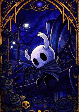 Hollow Knight Stained Glass Art