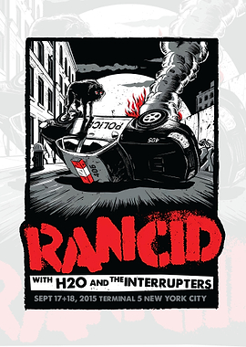 Rancid concert poster