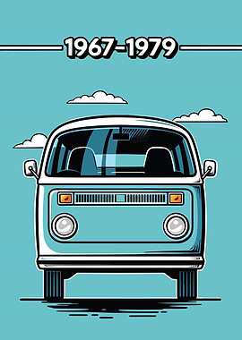 Vintage Camper Van 1967-1979