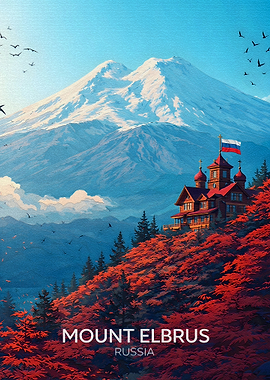 Mount Elbrus Russia Landscape