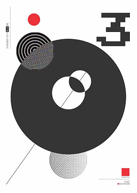 3 CUBE - Abstract Geometric Composition