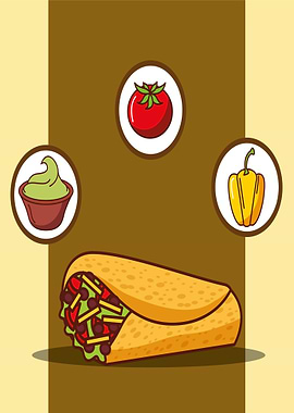 Burrito Mexican Style