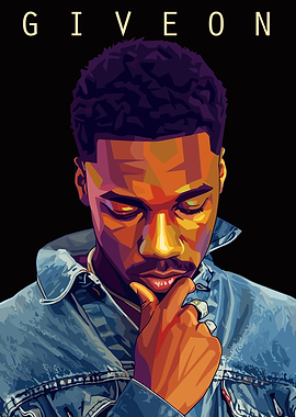 Giveon Pop Art Portrait