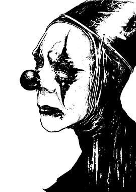 Creepy Clown Portrait