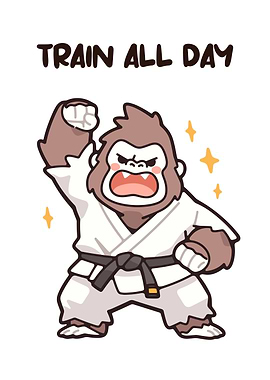 Karate Gorilla Training All Day