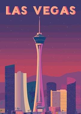 Las Vegas Skyline at Dusk