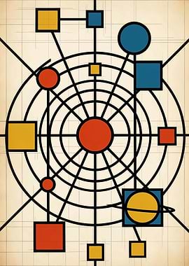 Geometric Abstract Composition