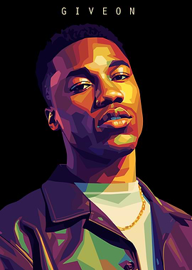Giveon Pop Art Portrait