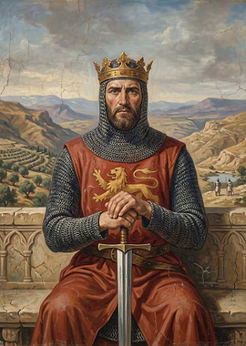 King Richard the Lionheart with Sword