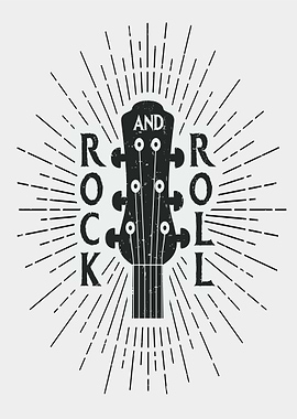Rock And Roll Guitar Headstock
