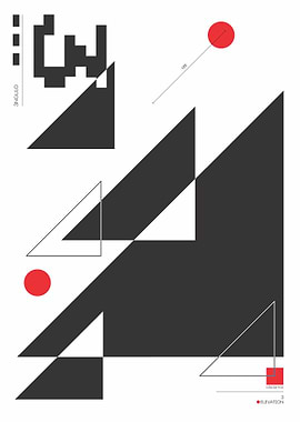 Geometric Abstract Composition 3angule