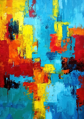 Vibrant Abstract Painting