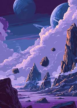 Radiant Overlord Planet Landscape