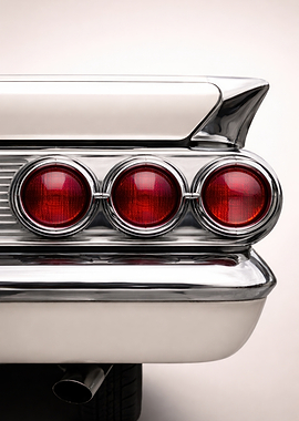 Classic Retro Car Tail Lights
