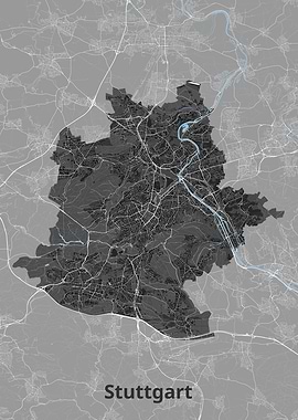 Map of Stuttgart