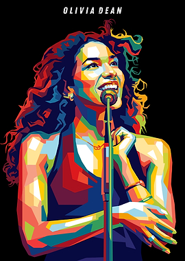 Olivia Dean Pop Art Portrait