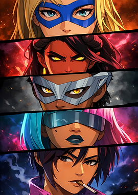 Diverse Group Dispatch Art