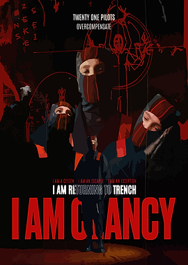 Twenty One Pilots Overcompensate Poster