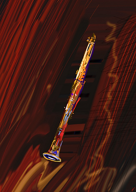 Clarinet Painting