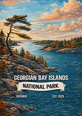 Georgian Bay Islands National Park Poster