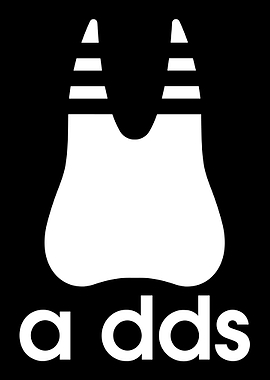 Modern Dentist Logo Poster, Minimal Tooth Icon Wall Art, Dental Office Decor Print