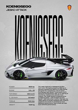 Koenigsegg Jesko Attack Car