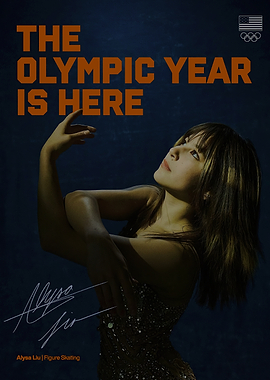 Alysa Liu Olympic Year Poster
