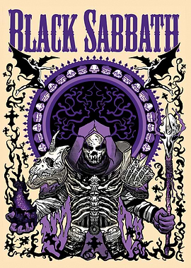 Black Sabbath Skeleton Warrior