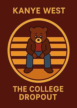 Kanye West The College Dropout Bear