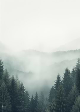 Mountain Forest Landscape