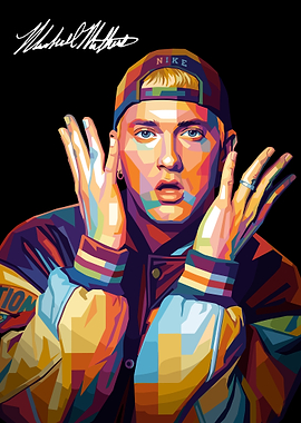Eminem Pop Art Portrait