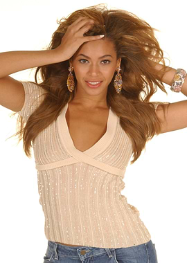 Beyoncé Posing with Hands in Hair