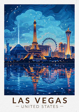 Las Vegas Skyline at Night