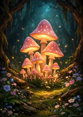 Enchanted Forest Mushrooms