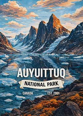 Auyuittuq National Park Poster