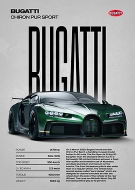 Bugatti Chiron Pur Sport Car Sport
