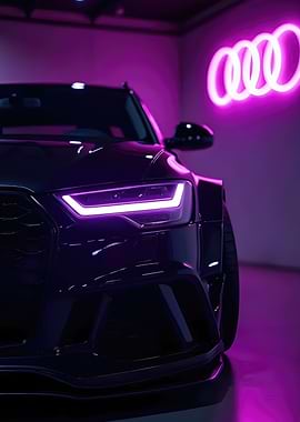 Audi RS6 Avant Neon Garage