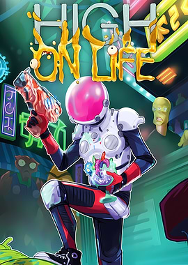 High On Life Game Poster