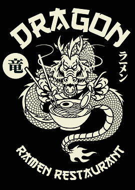 Dragon Ramen Restaurant Logo