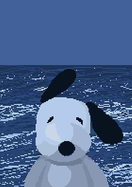 Pixel Art Snoppy